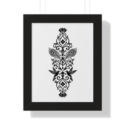 Hummingbird Soulmates - Framed Poster