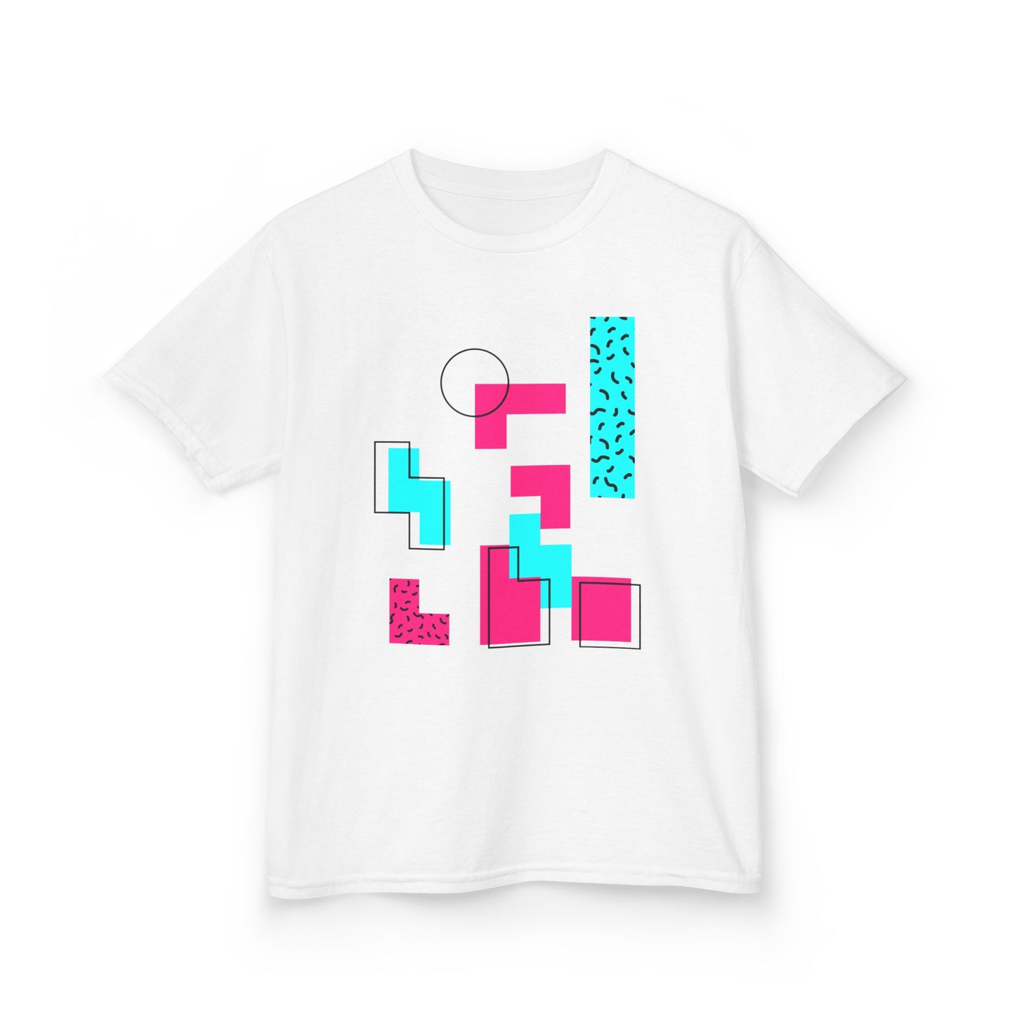 Retro Geometric Vibes - Kids Tee