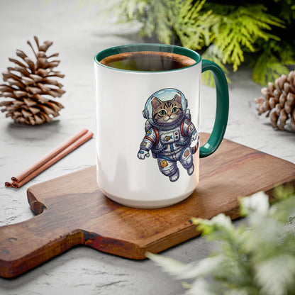 Astronaut Cat - Colorful Mug