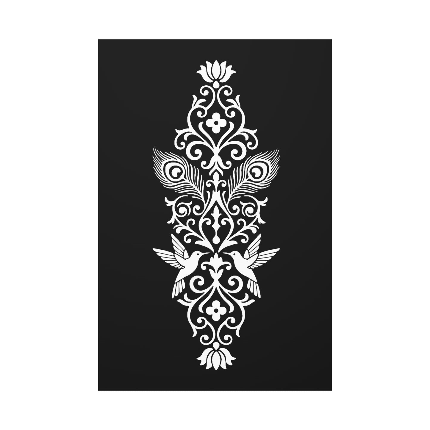 Hummingbird Soulmates - Stretched Canvas