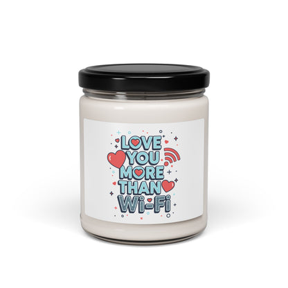 Love You More Than Wi‑Fi - Scented Candle