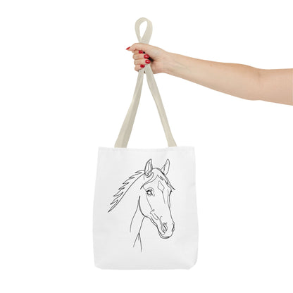 Horse Portrait Sketch - Tote Bag