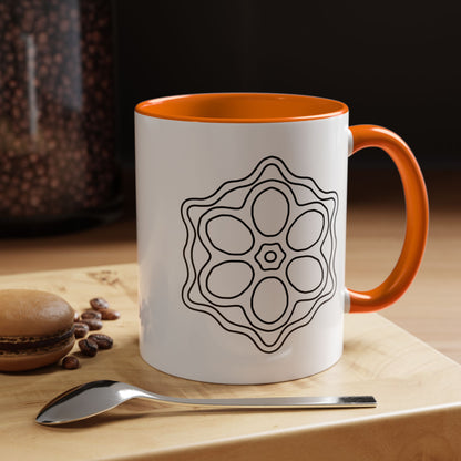 Elegant Floral Accent Coffee Mug, Perfect for Home, Office, Gifts, Birthdays, Inspirational Quotes, Tea Lovers