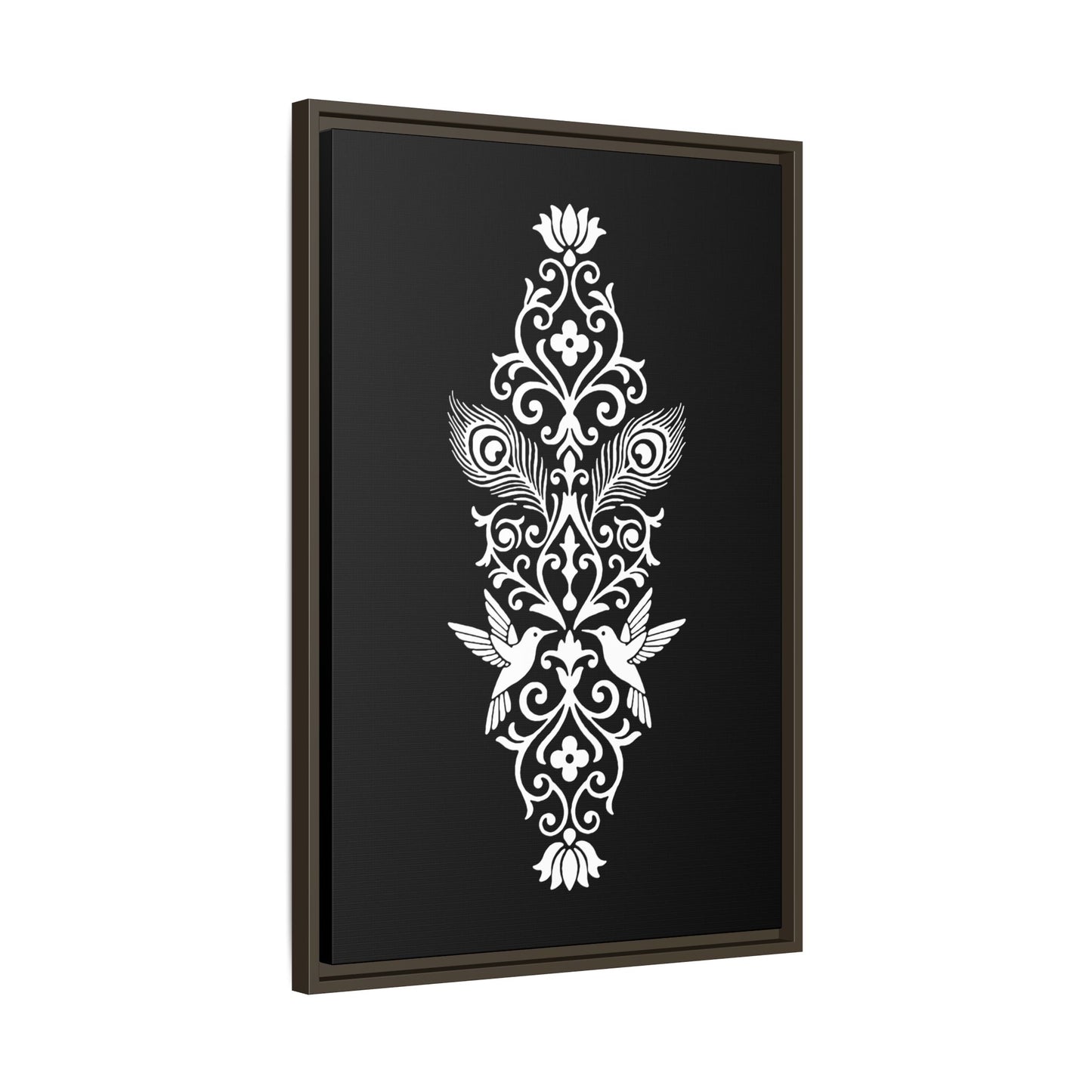 Hummingbird Soulmates - Framed Canvas