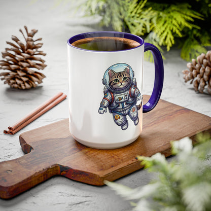 Astronaut Cat - Colorful Mug
