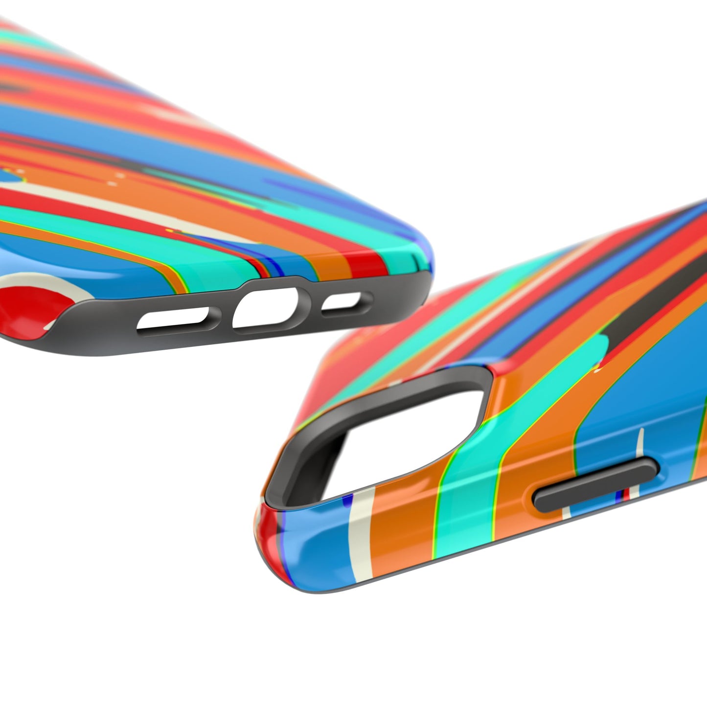 Abstract Rainbow Swirl Arc - Magnetic Phone Case