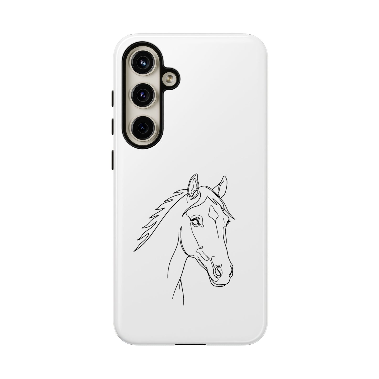 Horse Portrait Sketch - Tough Phone Case