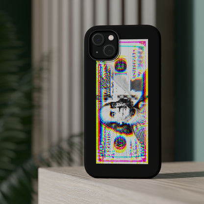 100 Dollars Bill - Neon Color Explosion - Magnetic Phone Case