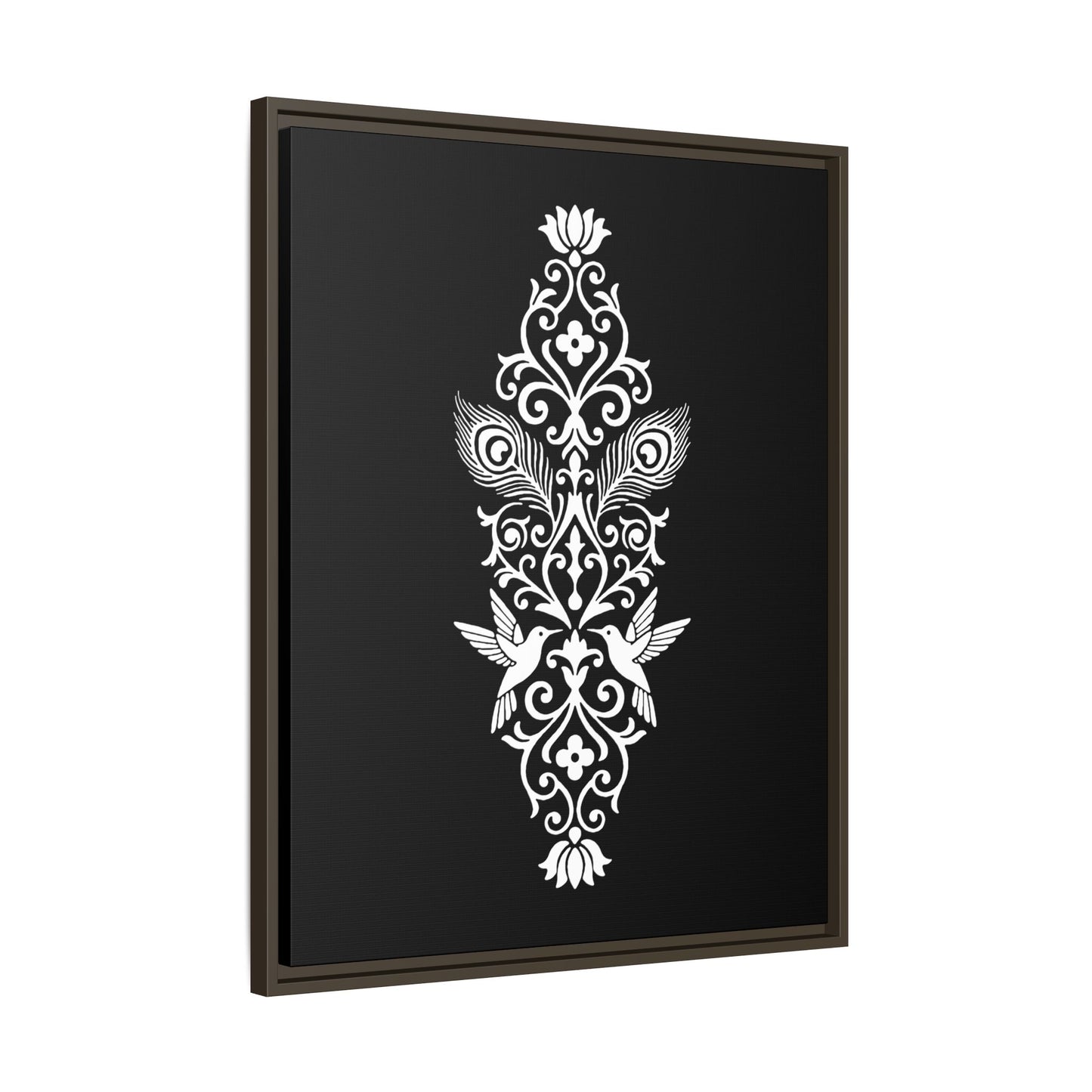 Hummingbird Soulmates - Framed Canvas