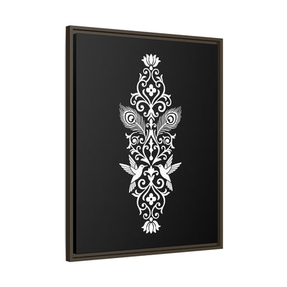 Hummingbird Soulmates - Framed Canvas