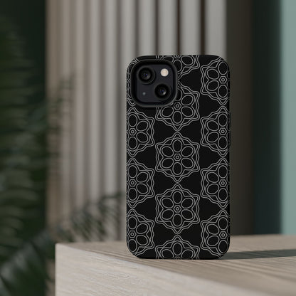 Geometric Sacred Flower - Magnetic Phone Case