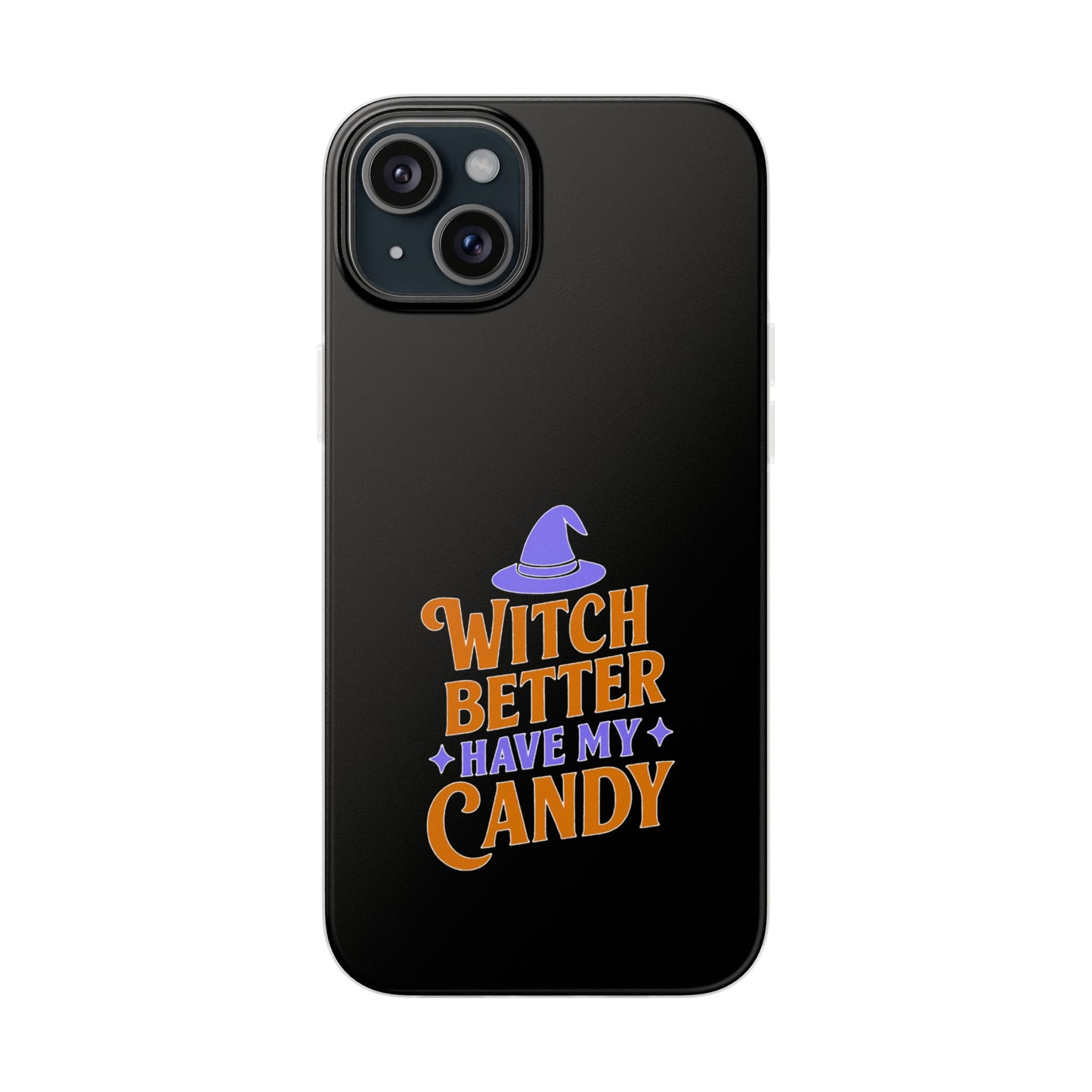 Spooky Witch Flexi Case, Halloween Phone Cover, Witch Themed Phone Case, Cute Candy Case, Trick or Treat Gift, Holiday Accessory