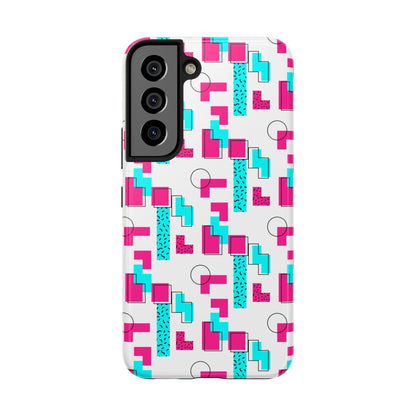 Retro Geometric Vibes - Phone Case
