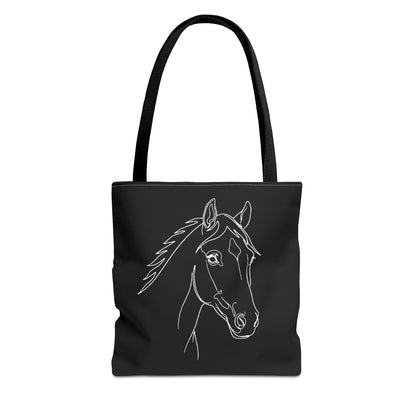 Horse Portrait Sketch - Tote Bag