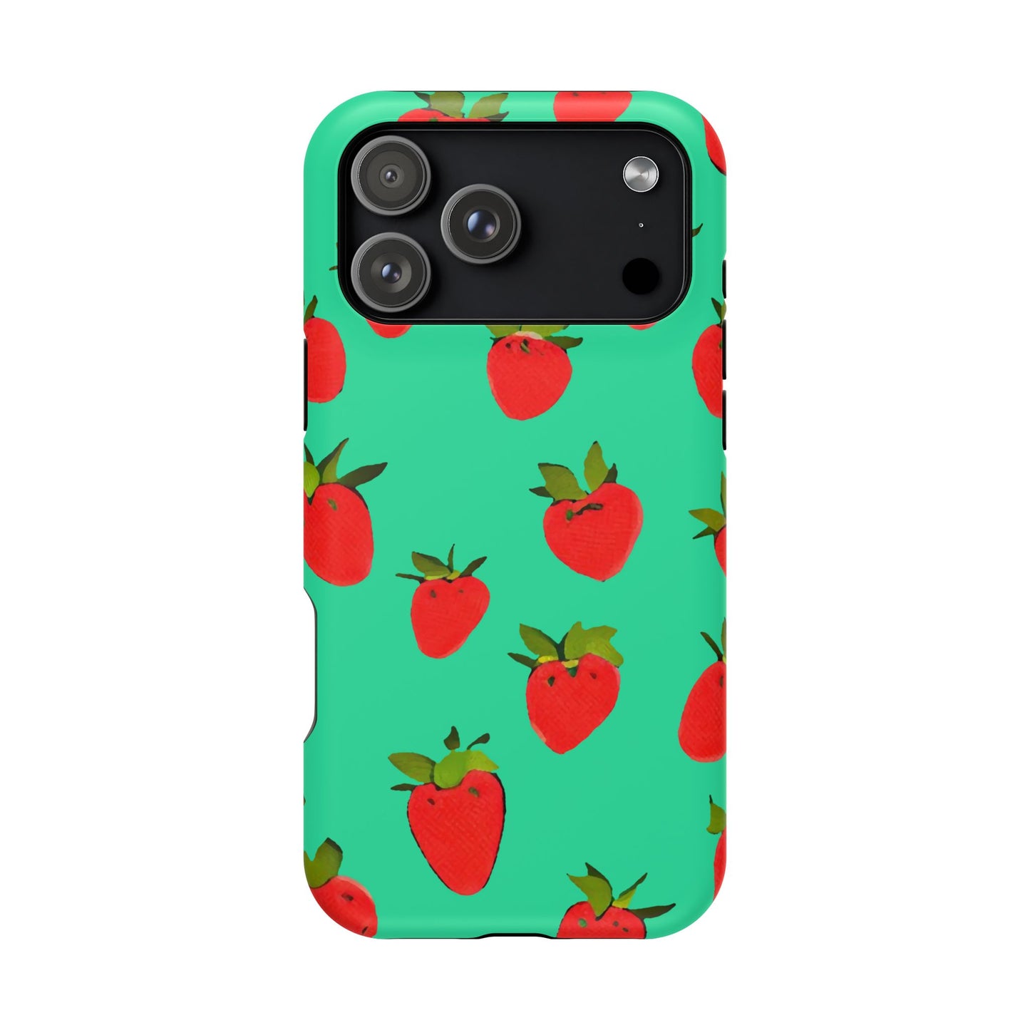 Strawberry Pattern - Magnetic Phone Case