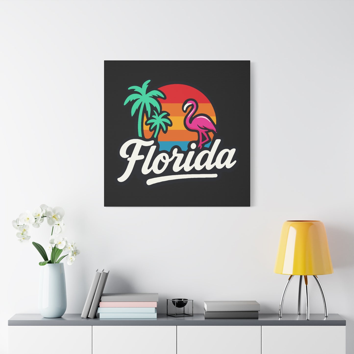Florida Sunset Palm - Canvas
