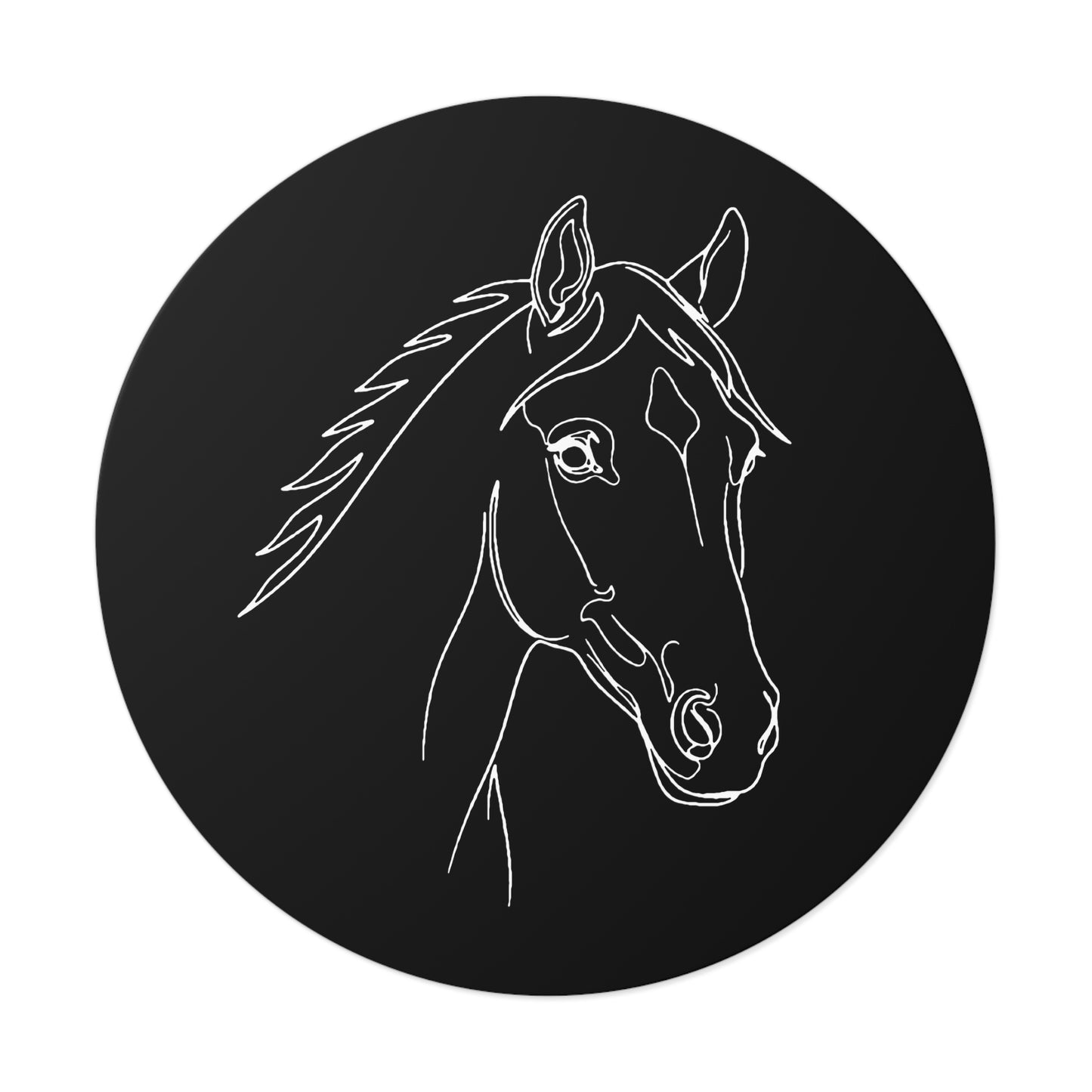 Horse Portrait Sketch - Sticker