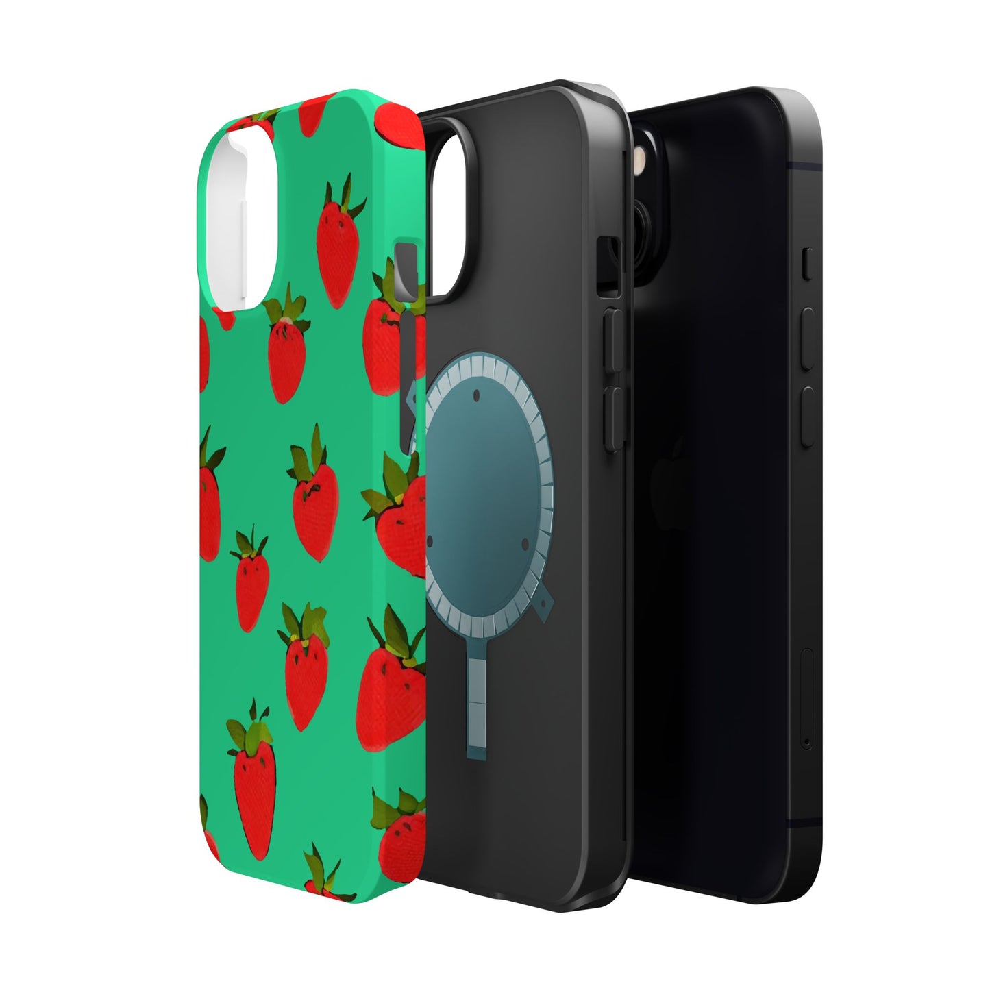 Strawberry Pattern - Magnetic Phone Case