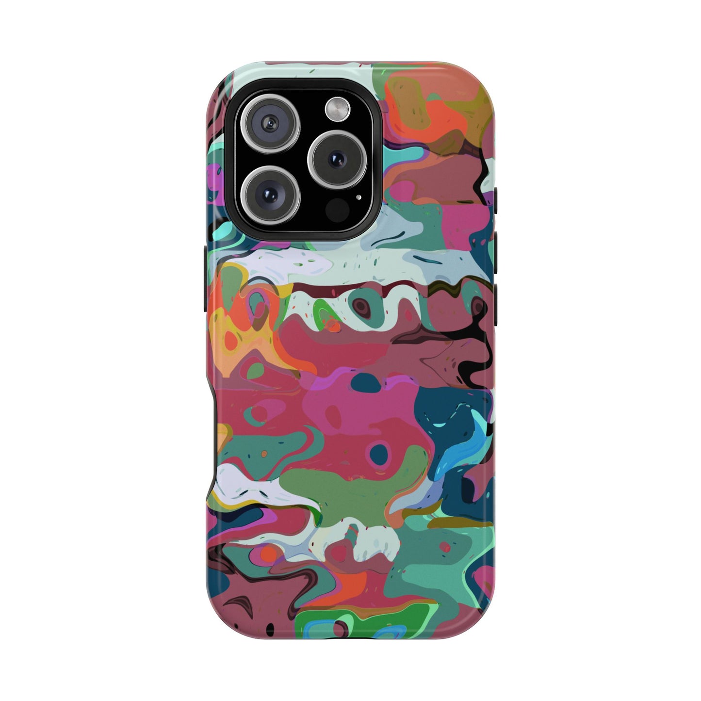 Colorful Abstract Marble - Magnetic Phone Case