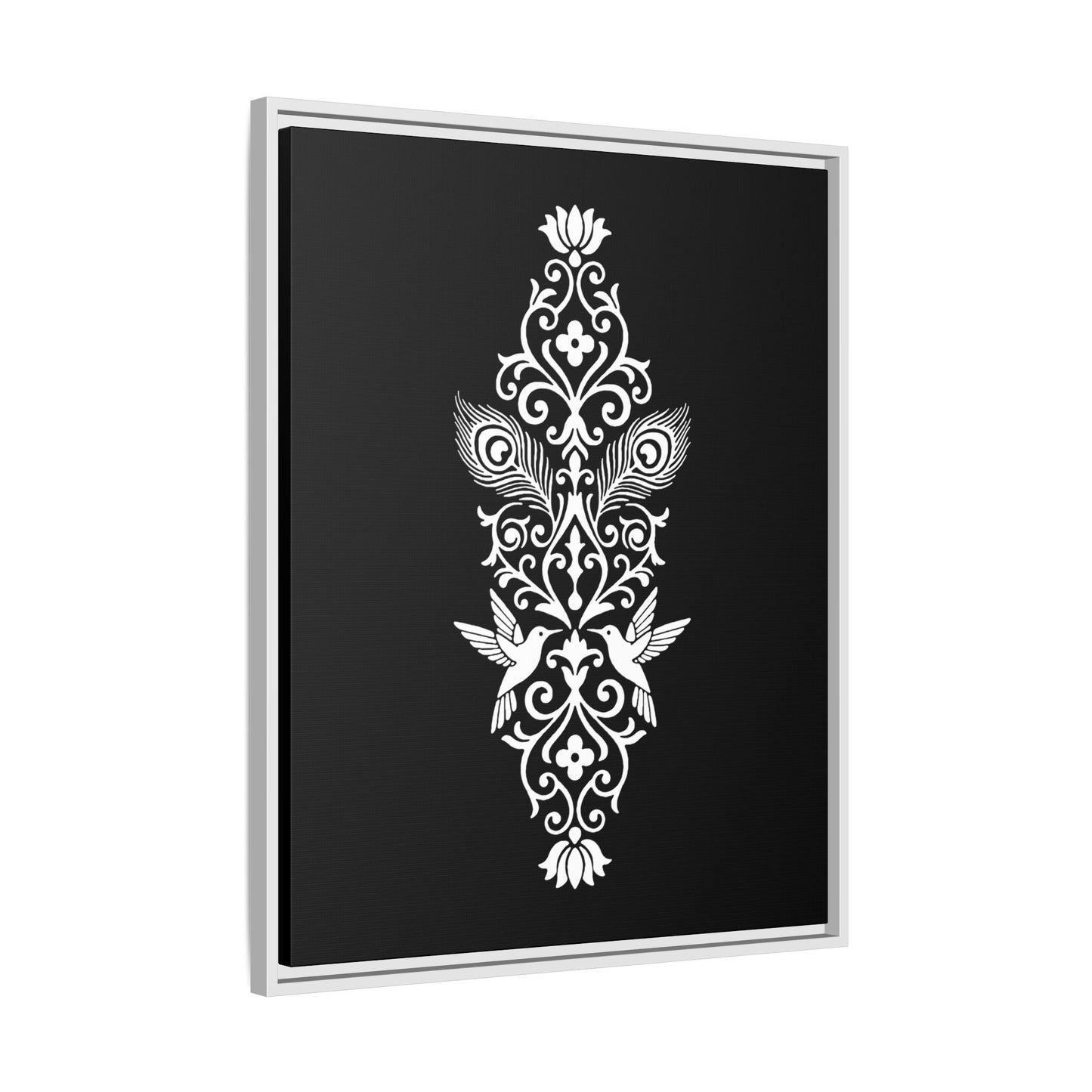 Hummingbird Soulmates - Framed Canvas