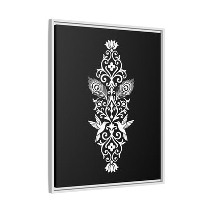 Hummingbird Soulmates - Framed Canvas