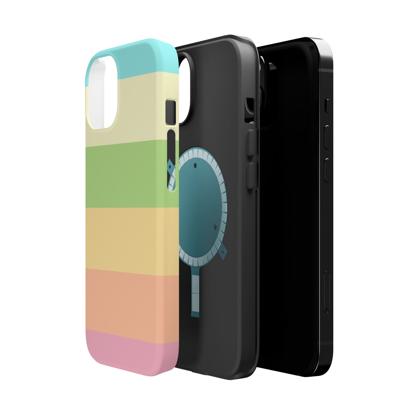 Pastel Stripes - Magnetic Phone Cover