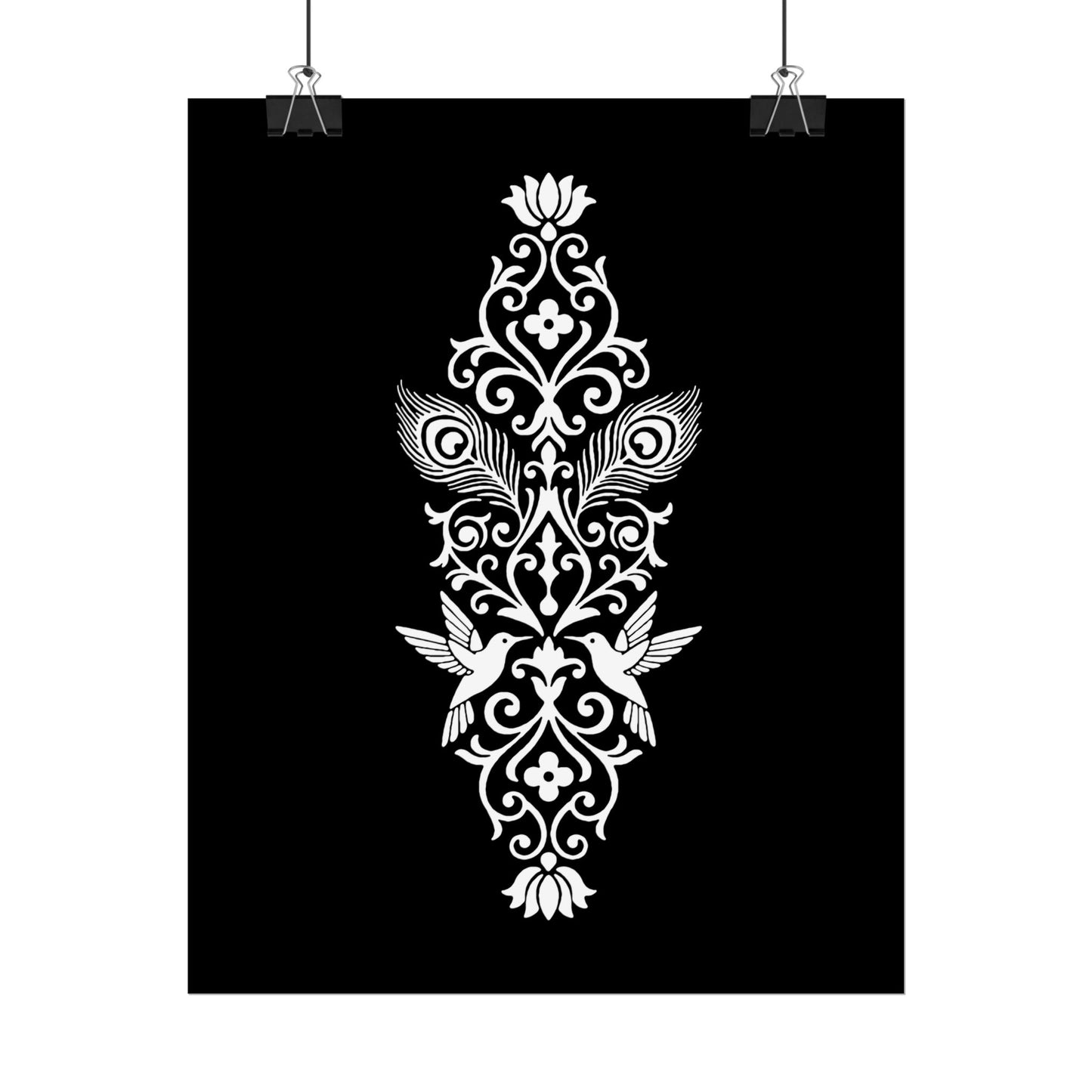 Hummingbird Soulmates - Rolled Poster