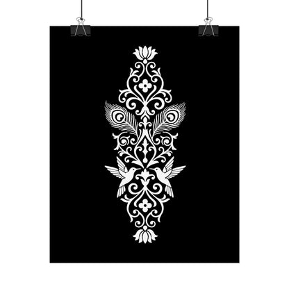 Hummingbird Soulmates - Rolled Poster