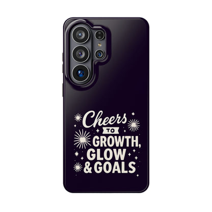 Cheers to Growth, Glow & Goals - Magnetic Phone Case