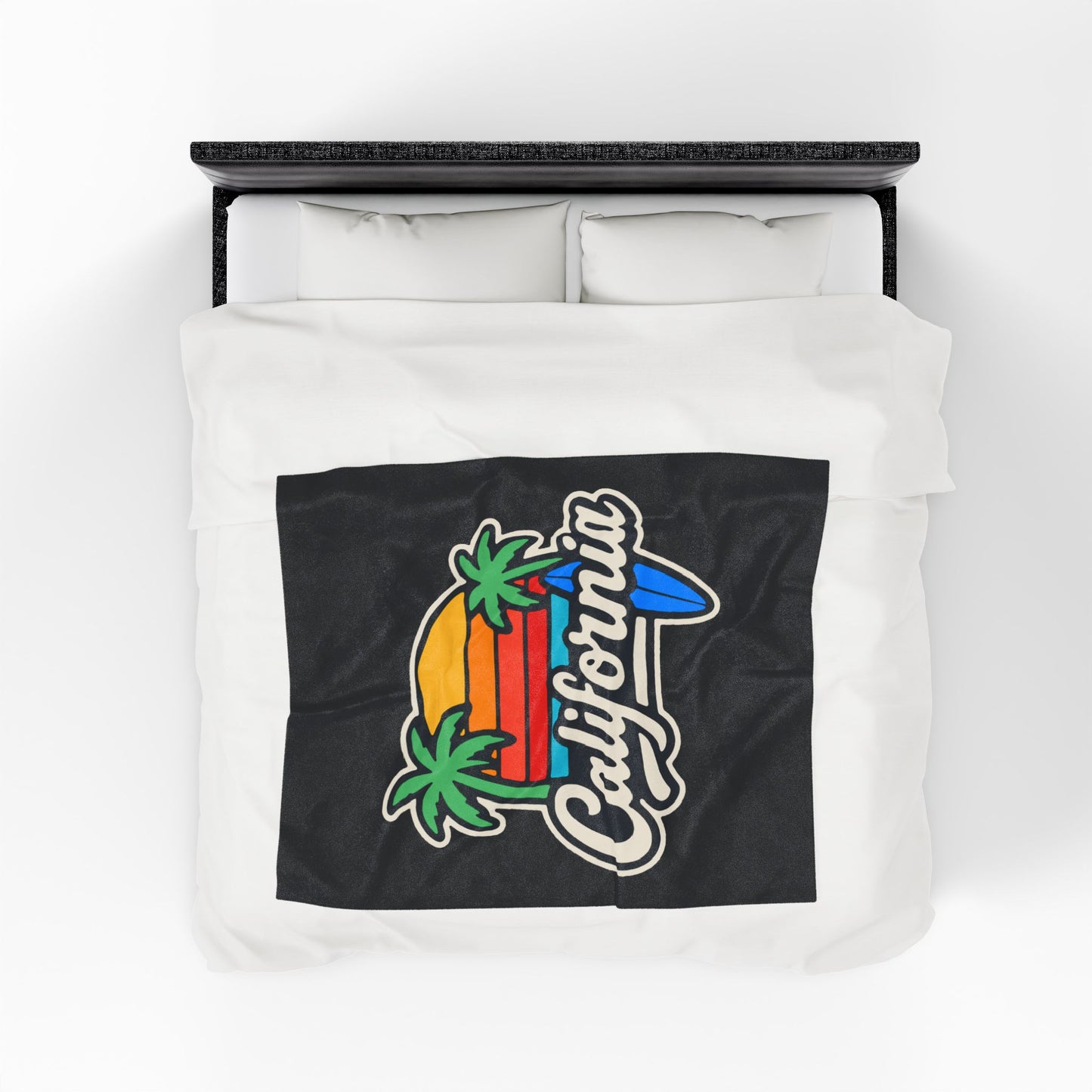 California Surf Vibes - Plush Blanket