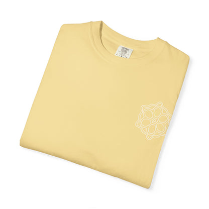 Boho Mandala T-Shirt, Unisex, Garment-Dyed, Soft Cotton, Casual Wear, Festival Style, Gifts for Her