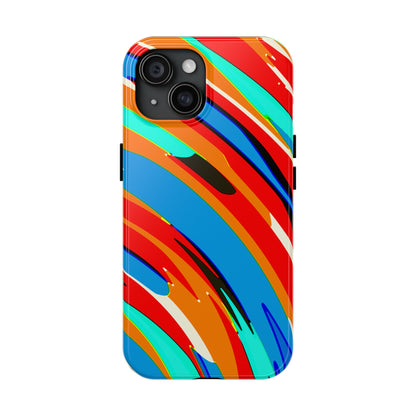 Abstract Rainbow Swirl Arc - Phone Case