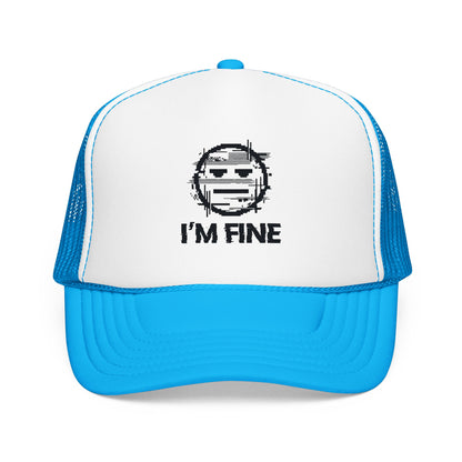 I’m Fine Glitched Smiley - Cap
