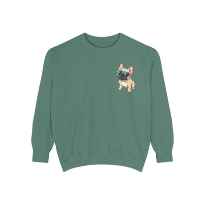 French Bulldog with Sunglasses - Sweatshirt