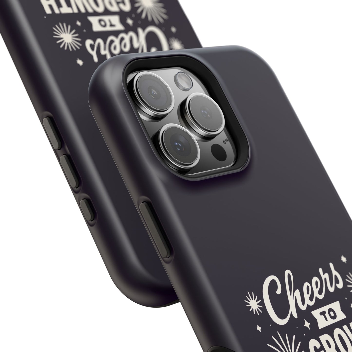 Cheers to Growth, Glow & Goals - Magnetic Phone Case