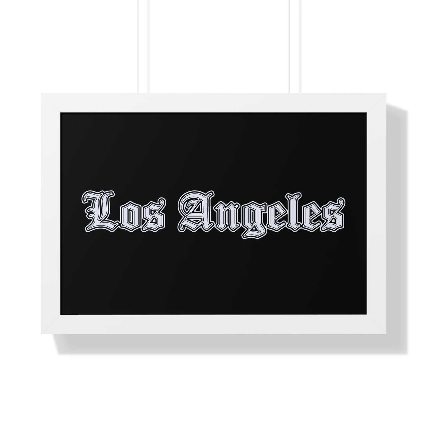 Los Angeles - Silver Edition - Framed Poster