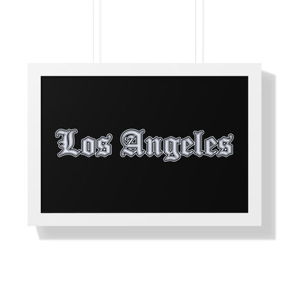 Los Angeles - Silver Edition - Framed Poster