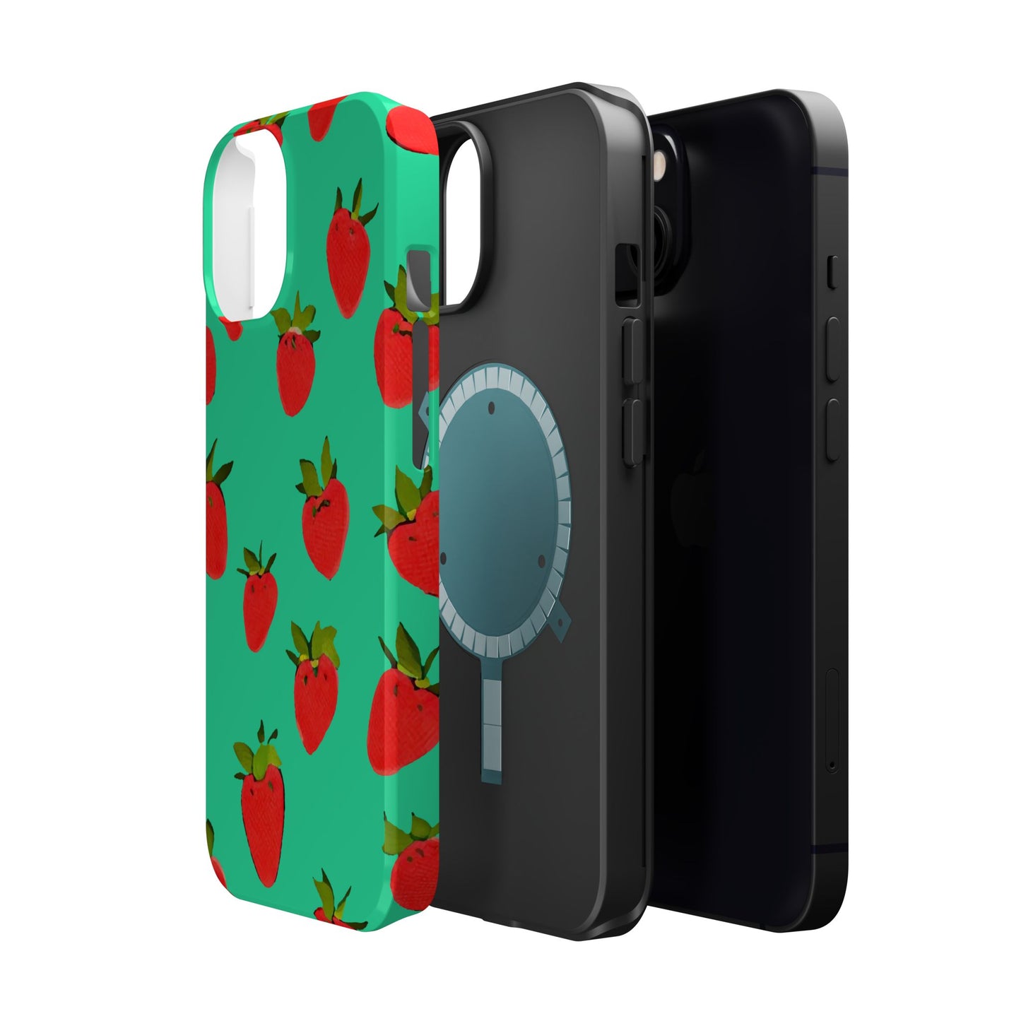 Strawberry Pattern - Magnetic Phone Case