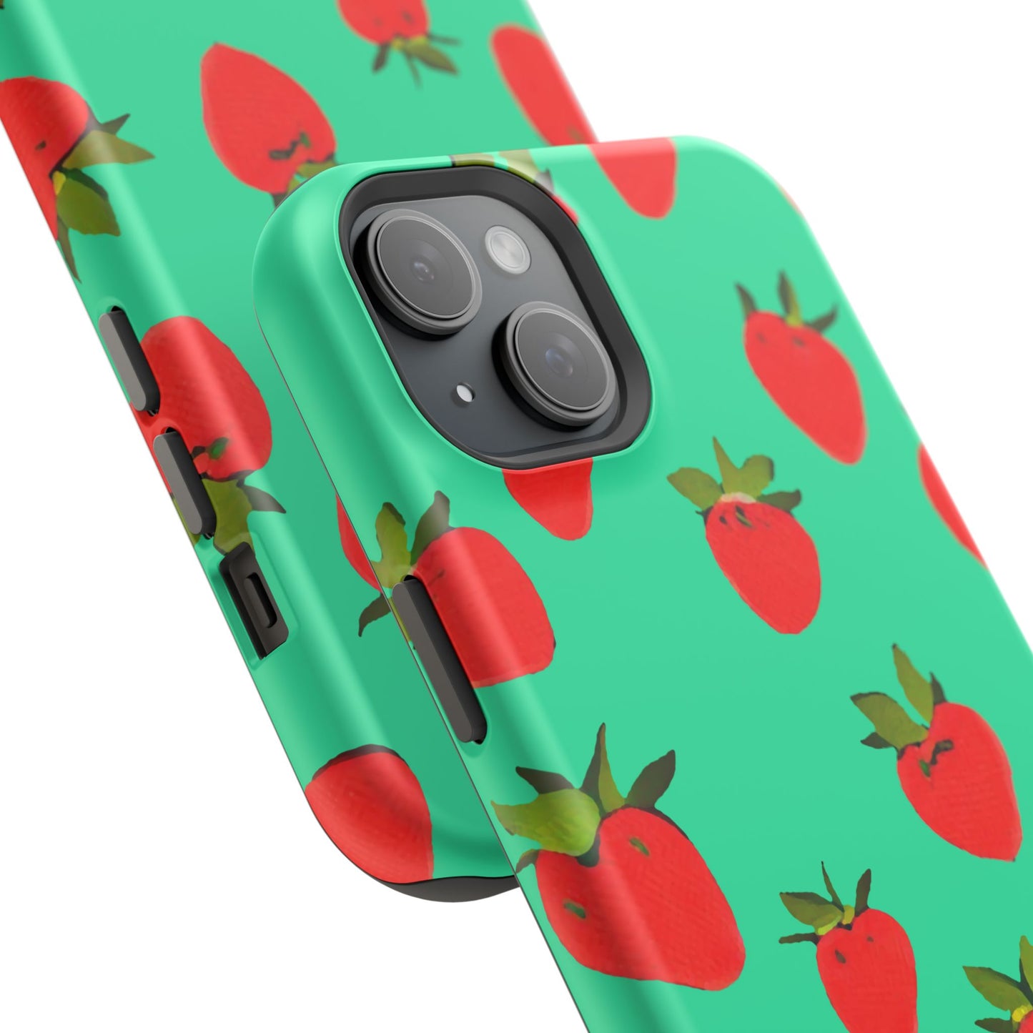 Strawberry Pattern - Magnetic Phone Case