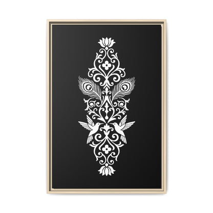 Hummingbird Soulmates - Framed Canvas