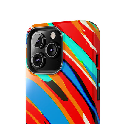 Abstract Rainbow Swirl Arc - Phone Case