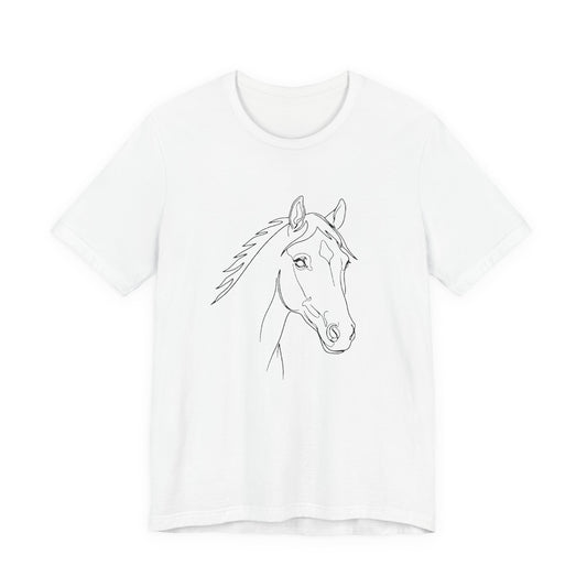 Horse Portrait Sketch - T-Shirt