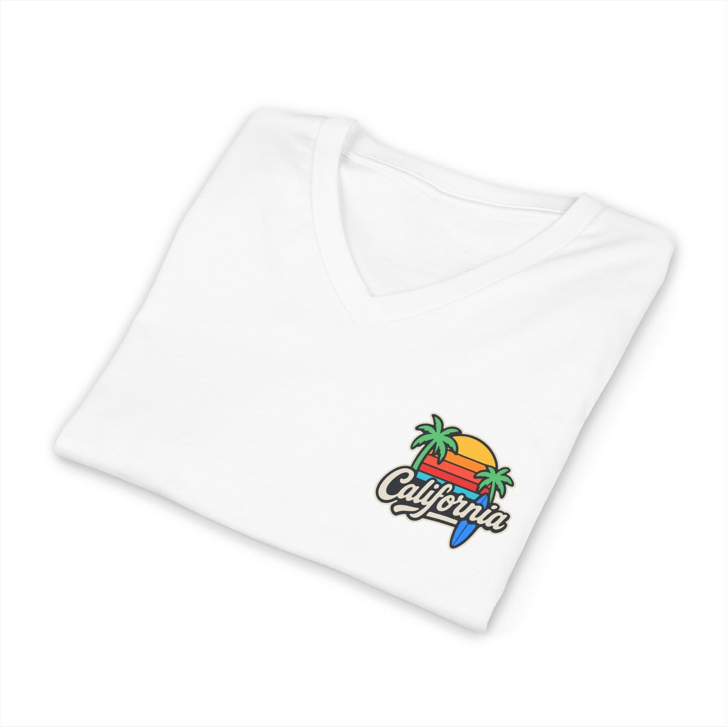 California Surf Vibes - V-Neck Tee