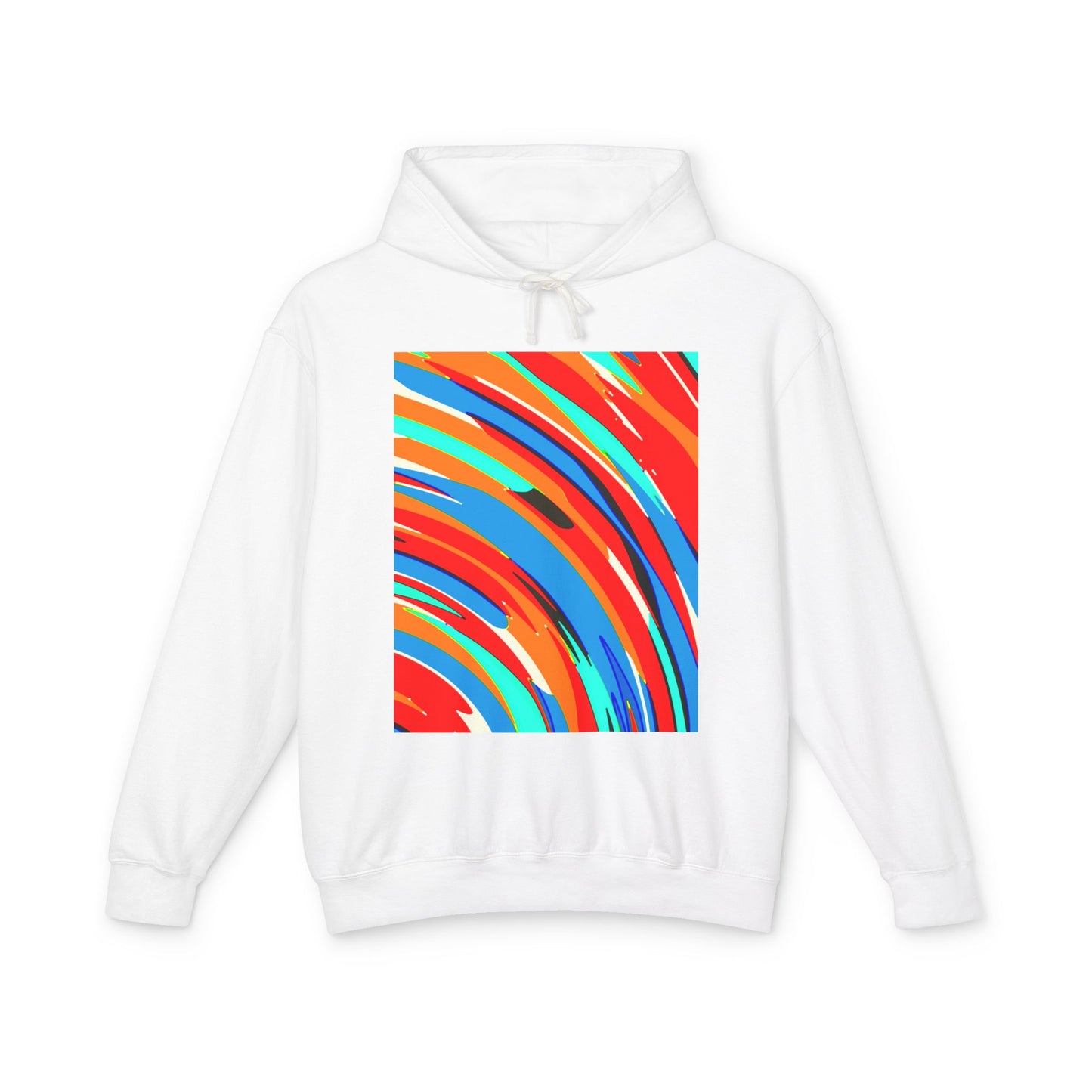 Abstract Rainbow Swirl Arc - Hoodie