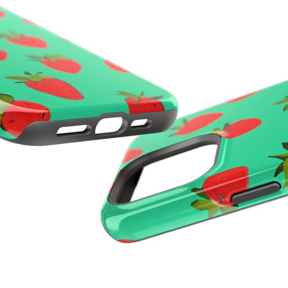 Strawberry Pattern - Magnetic Phone Case