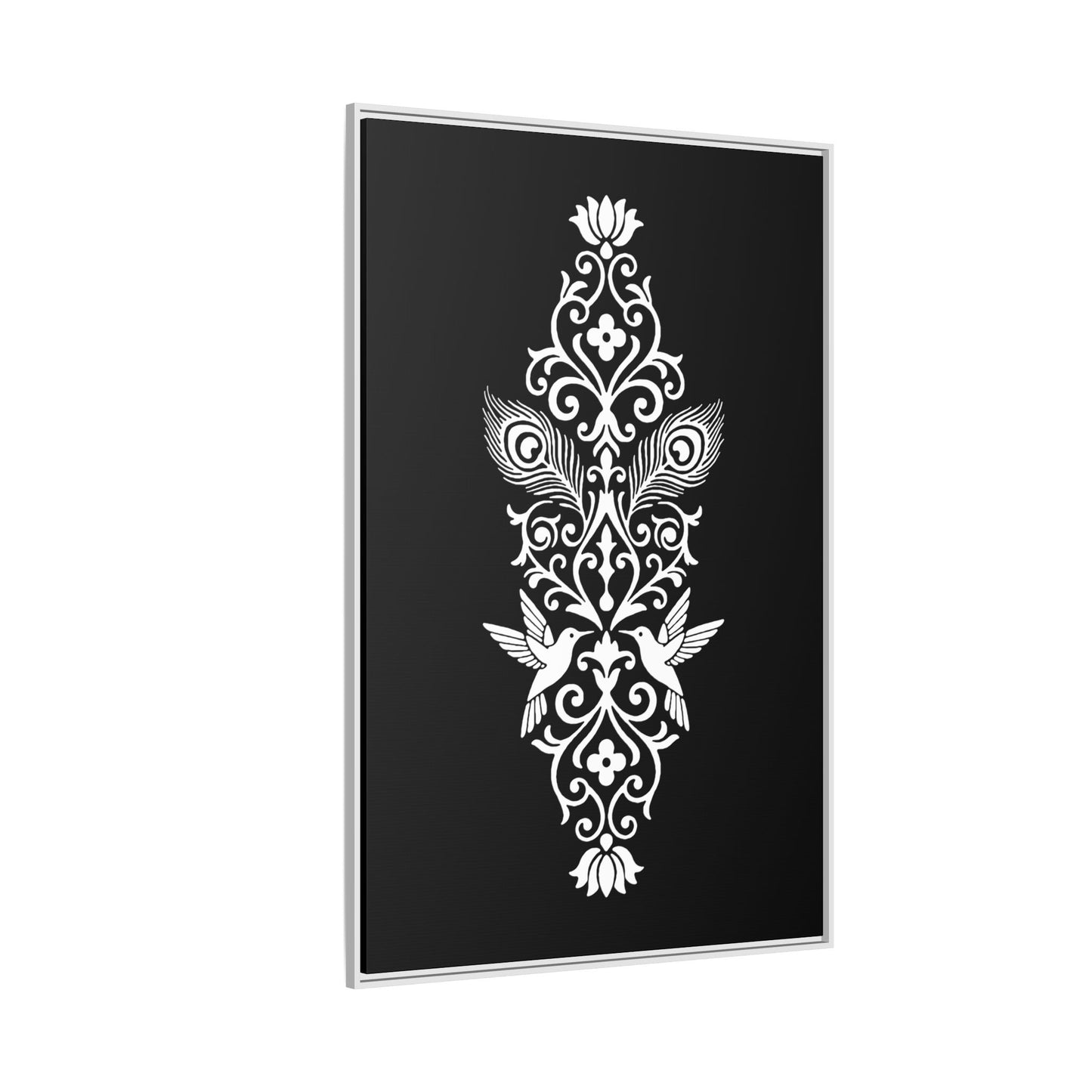 Hummingbird Soulmates - Framed Canvas