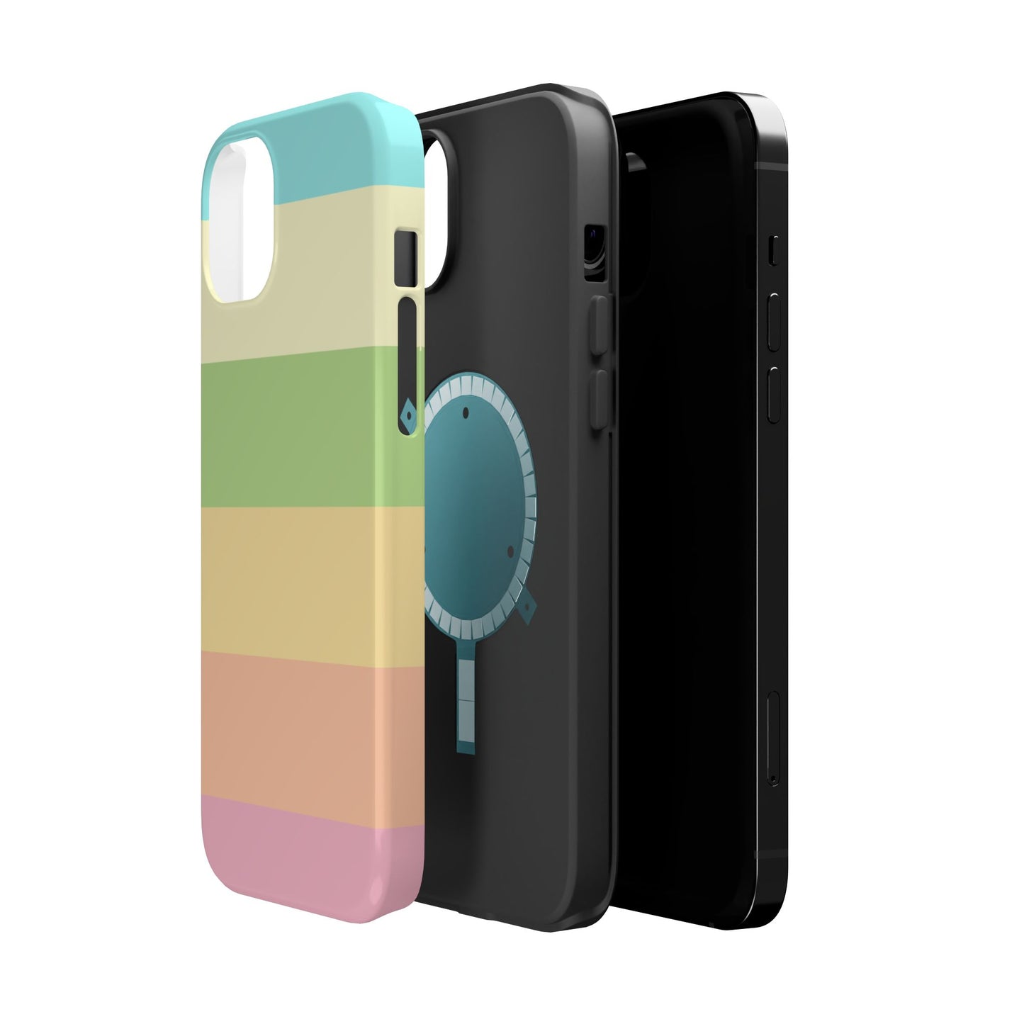 Pastel Stripes - Magnetic Phone Cover