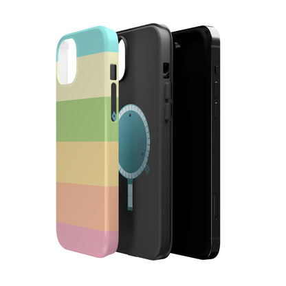 Pastel Stripes - Magnetic Phone Cover
