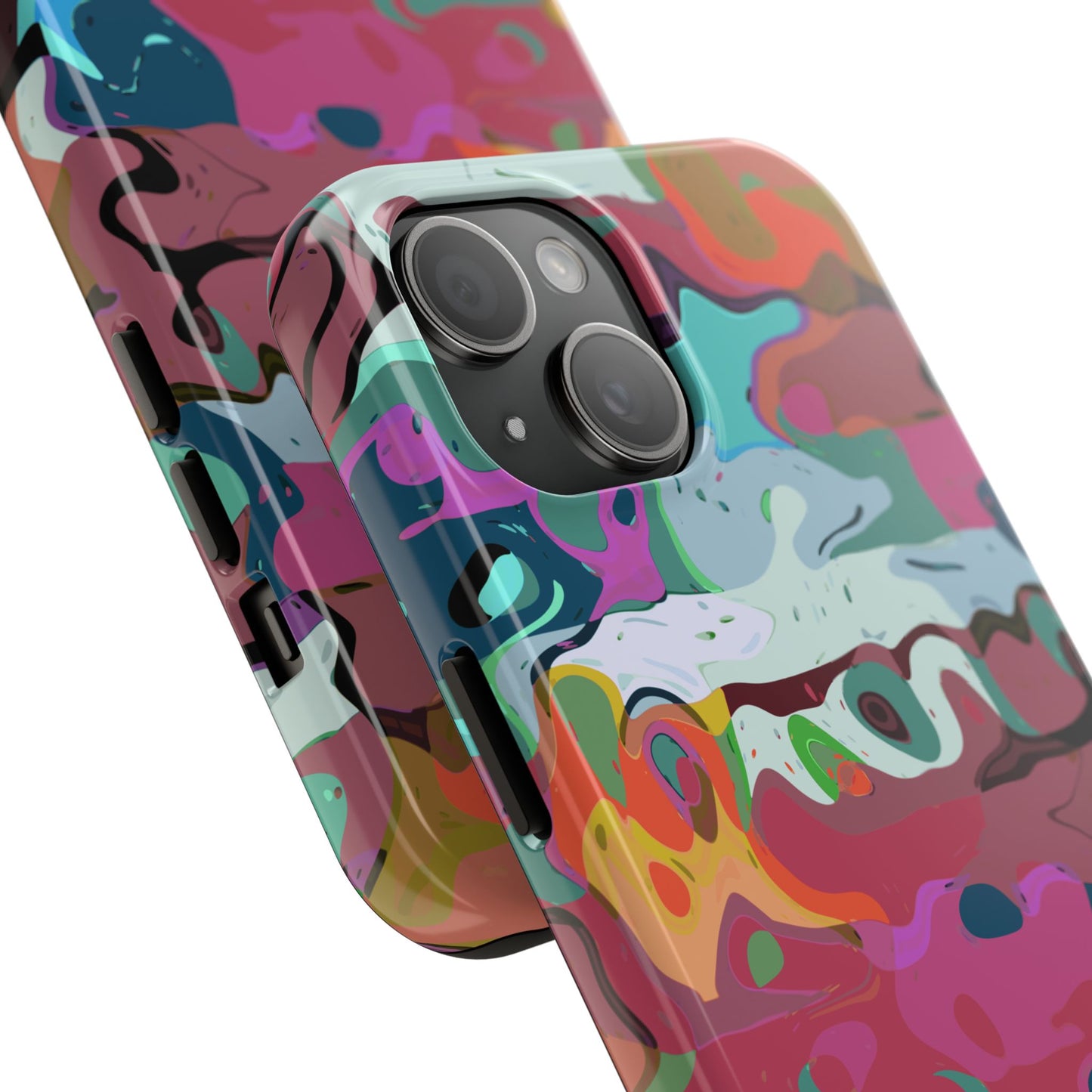 Colorful Abstract Marble - Phone Case