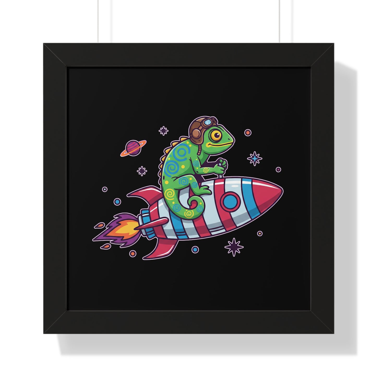 Cosmic Rider - Framed Poster